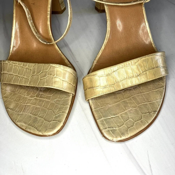 Vintage 90s Nine West Square Toe Heels‎ 8.5 - Picture 4 of 7